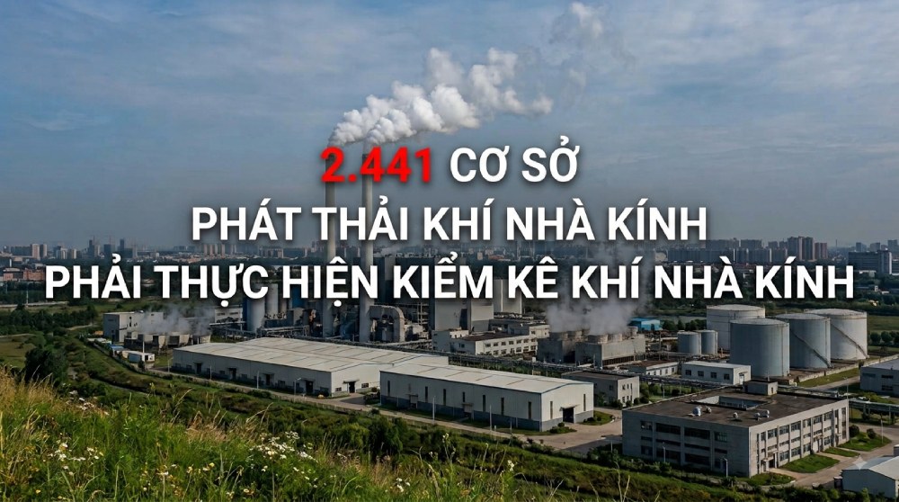 List of fields and greenhouse gas emission facilities that must undergo greenhouse gas inventory includes 2,441 facilities. Graphics: Pham Dong (with the use of AI tools)