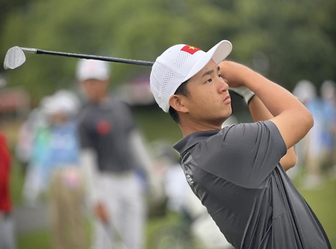 Golfer Nguyen Anh Minh. Photo: VGA