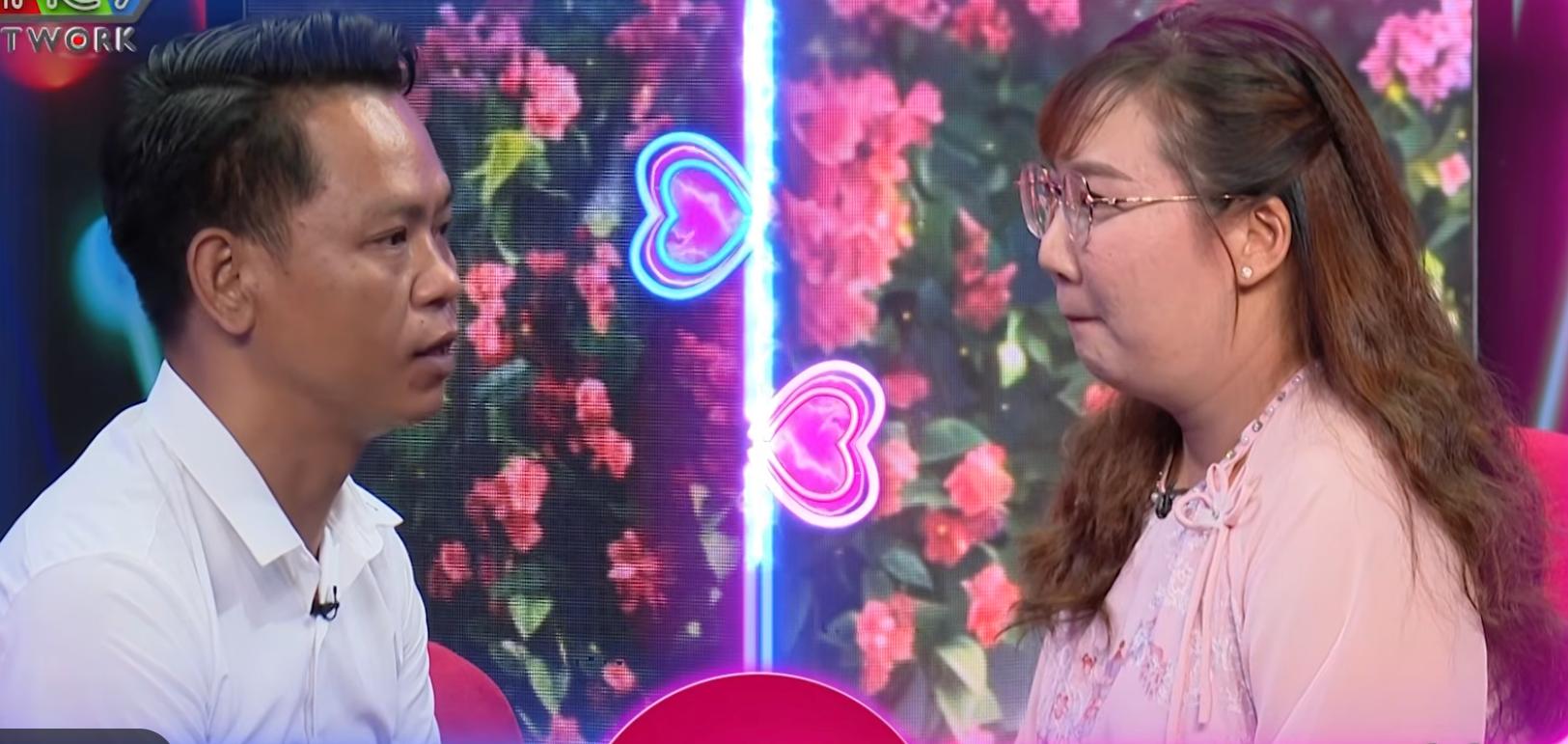 The guy and the female pharmacist at the dating show. Photo: MCV.