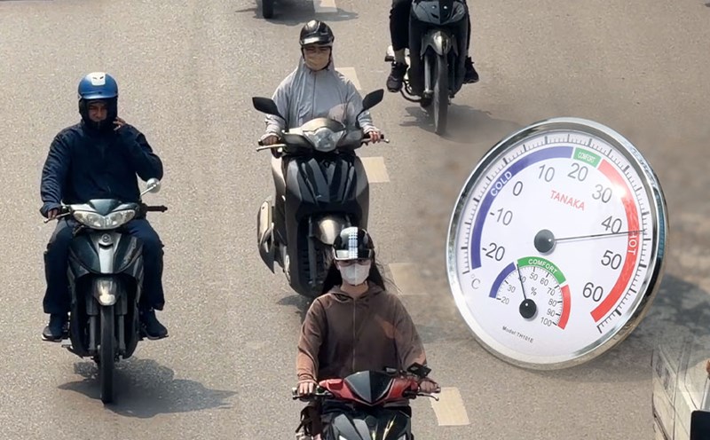 Weather forecast for tomorrow, August 12, Hanoi is hot and sunny. Photo: Vu Binh