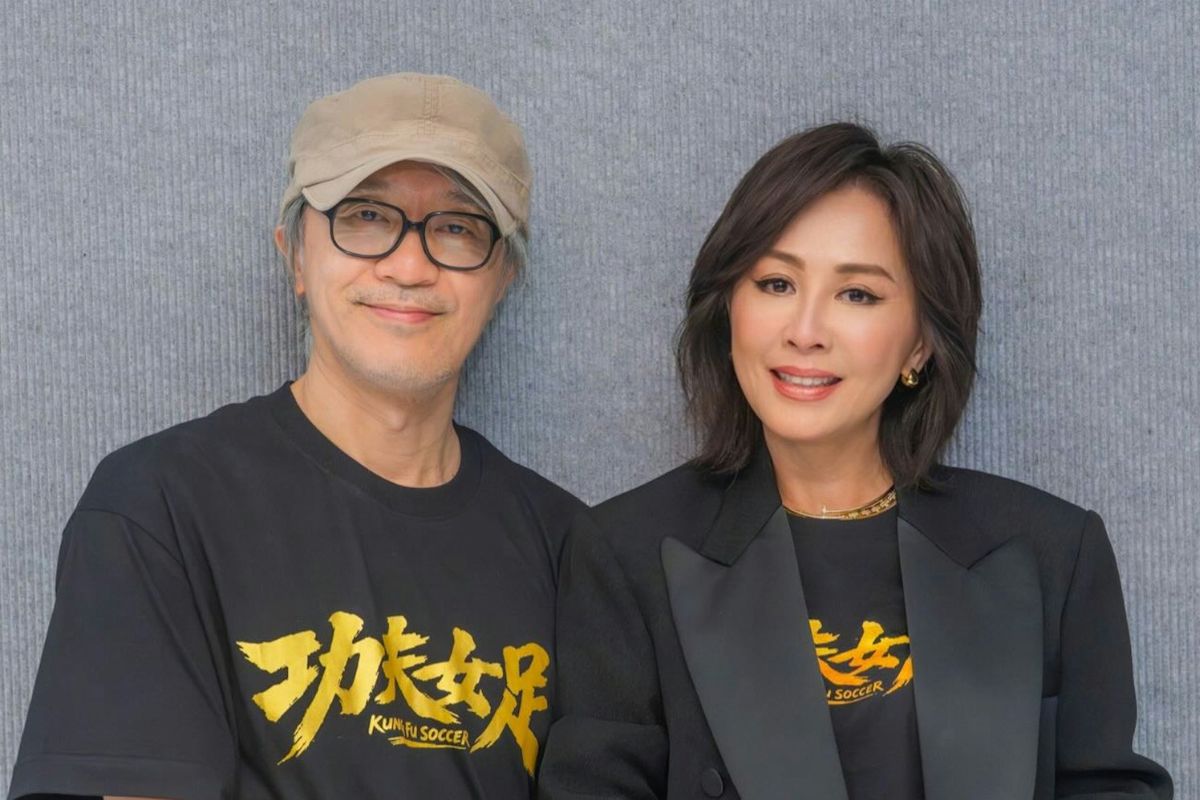 Stephen Chow and Carina Lau. Photo: Xinhua