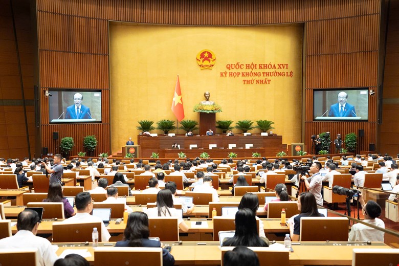Today, the National Assembly will discuss the establishment of Quang Ninh city and Bac Ninh city. Photo: Quochoi. vn
