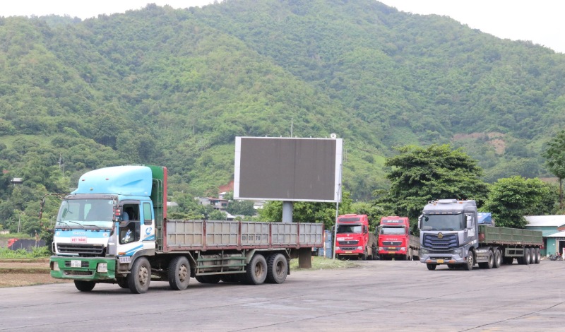 Chieng Khuong border gate is upgraded, aiming to become an international border gate. Photo: Thuy Ha/Sonla. gov. vn
