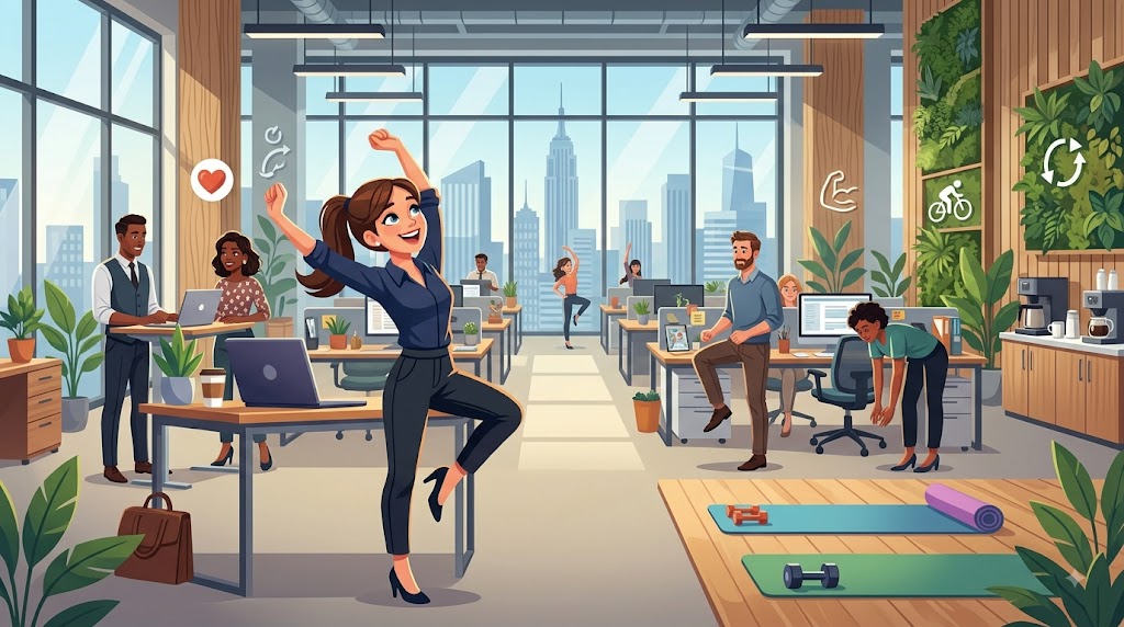 Office workers can mobilize on the spot to reduce the harm of prolonged sitting