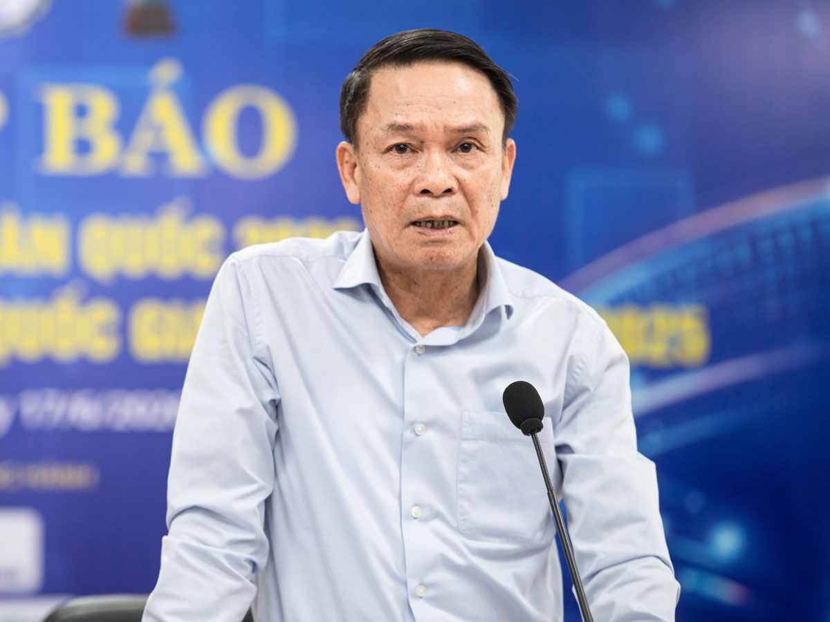 . Nhà báo Nguyễn Đức Lợi - nguyên Ủy viên Trung ương Đảng, Phó Chủ tịch Thường trực Hội Nhà báo Việt Nam. Ảnh: Phạm Đông