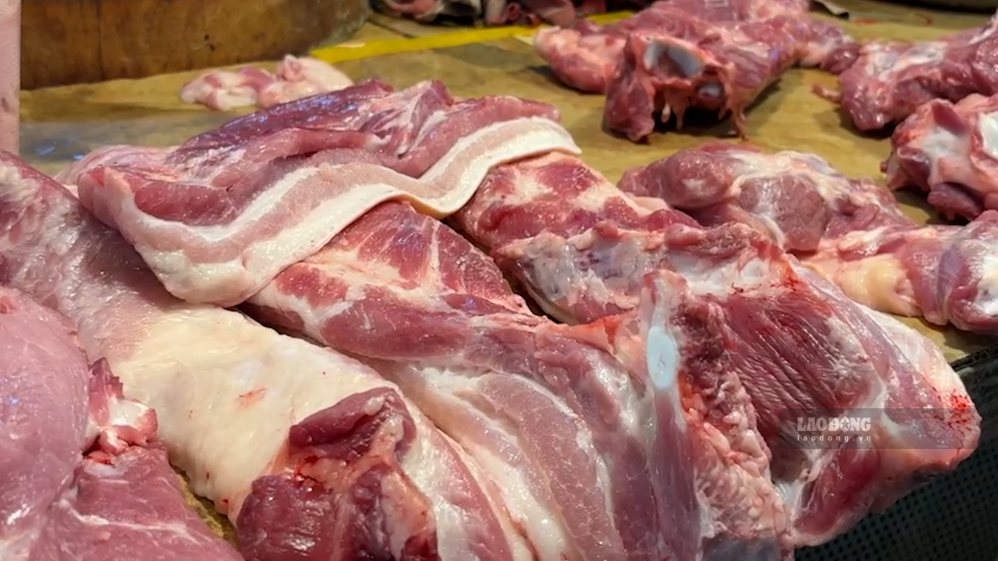 Live hog prices today continue to decrease. Photo: Thuy Linh