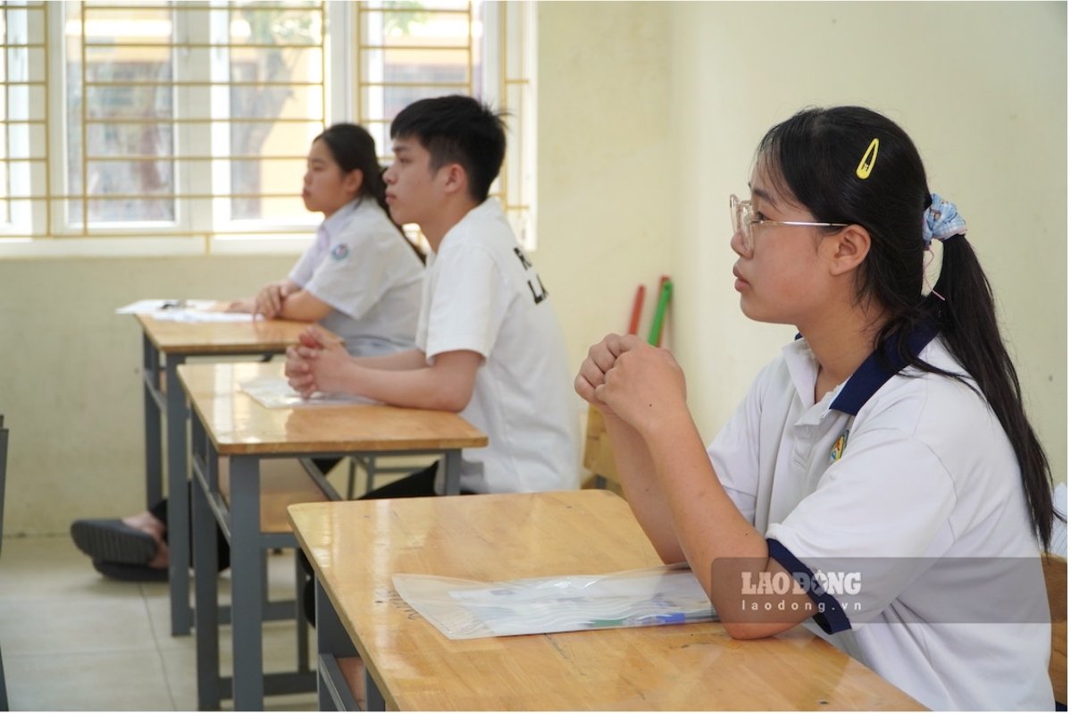 Candidats à l'examen de fin d'études secondaires de 2026. Photo: Tường Vân