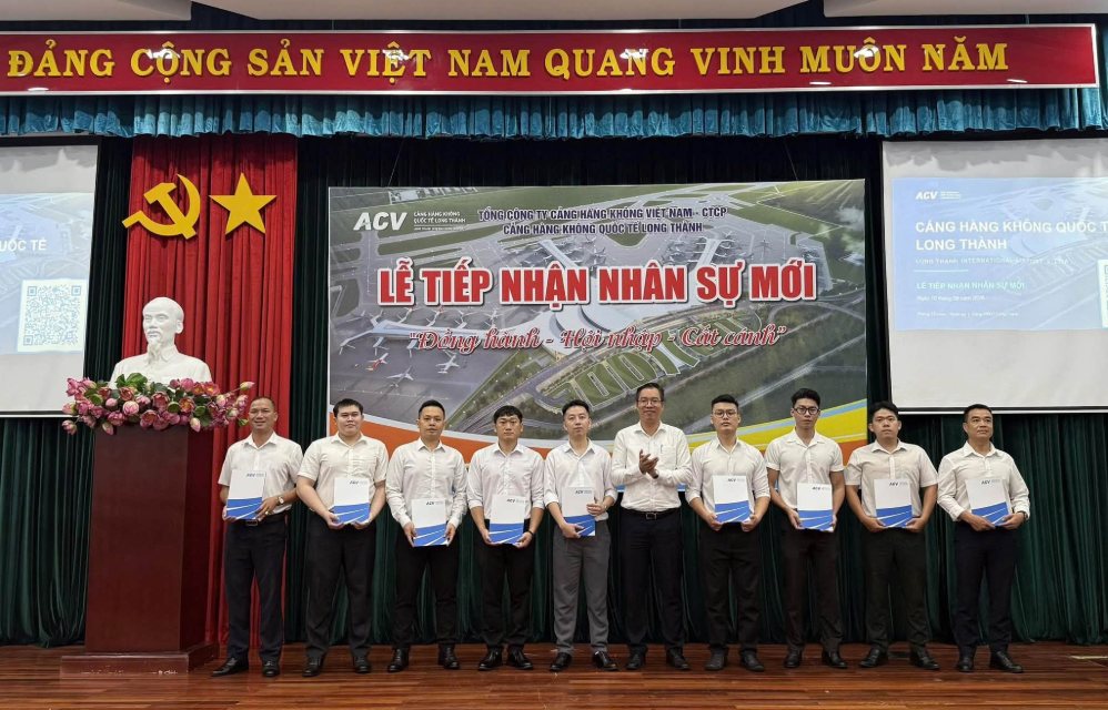 Long Thanh International Airport (LTIA) has just received 119 more personnel. Photo: ACV