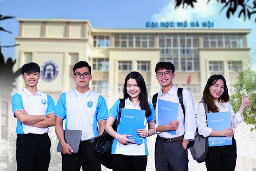 Major leading the benchmark score of Hanoi Open University in 2026