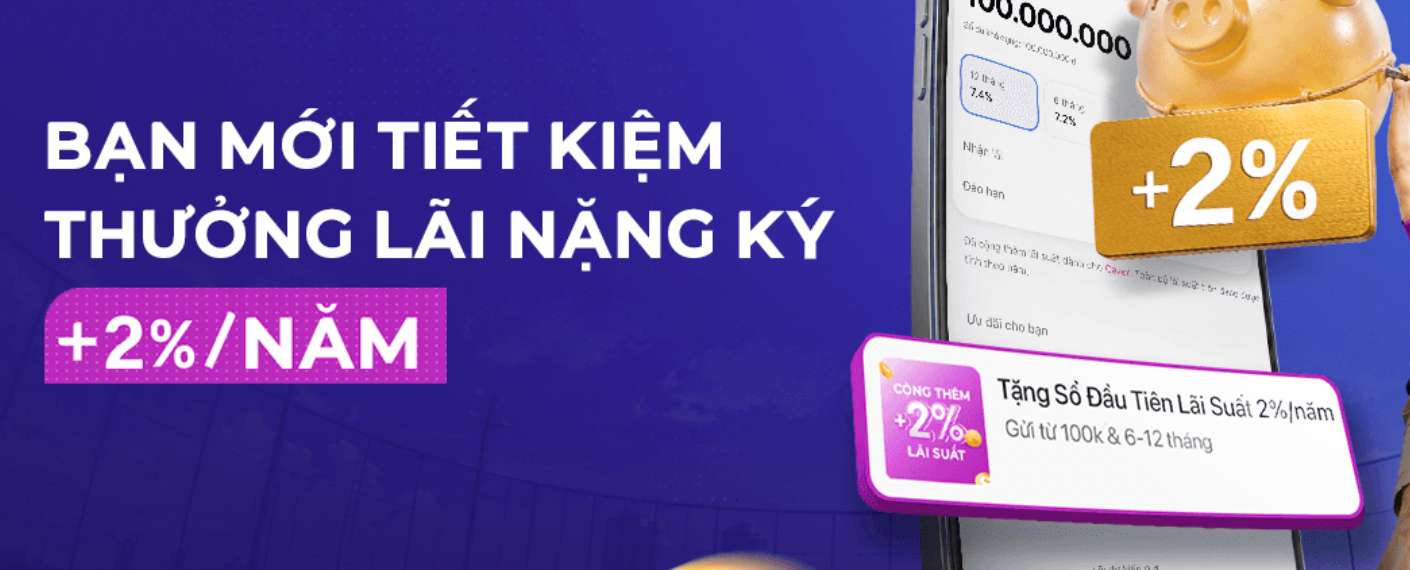 Biểu lãi suất tiết kiệm Cake by VPBank. Ảnh: Cake by VPBank