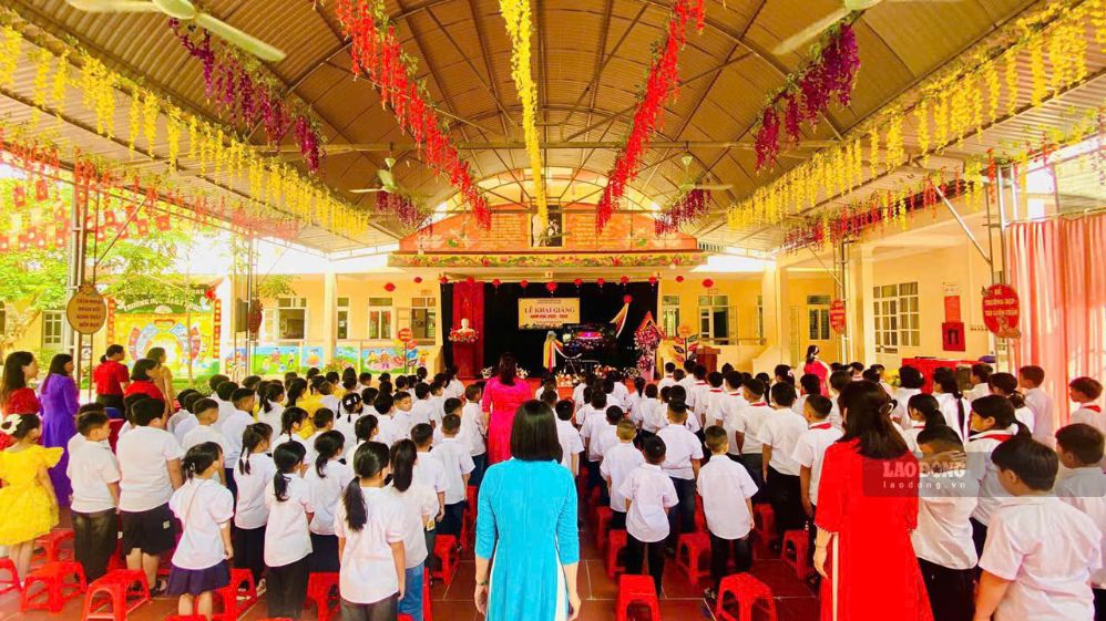 Sau sáp nhập, quy mô toàn trường sẽ lớn hơn, tuy nhiên tại các điểm trường không thay đổi. Ảnh: NVCC