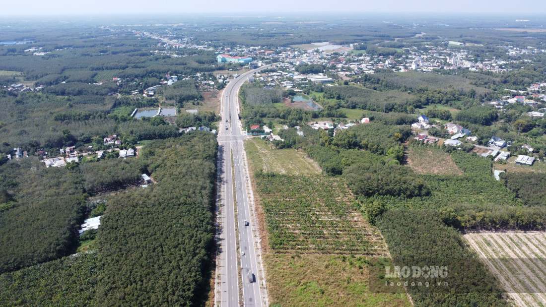 Tam Lap 5 industrial cluster is planned in Phu Giao commune Photo: Dinh Trong