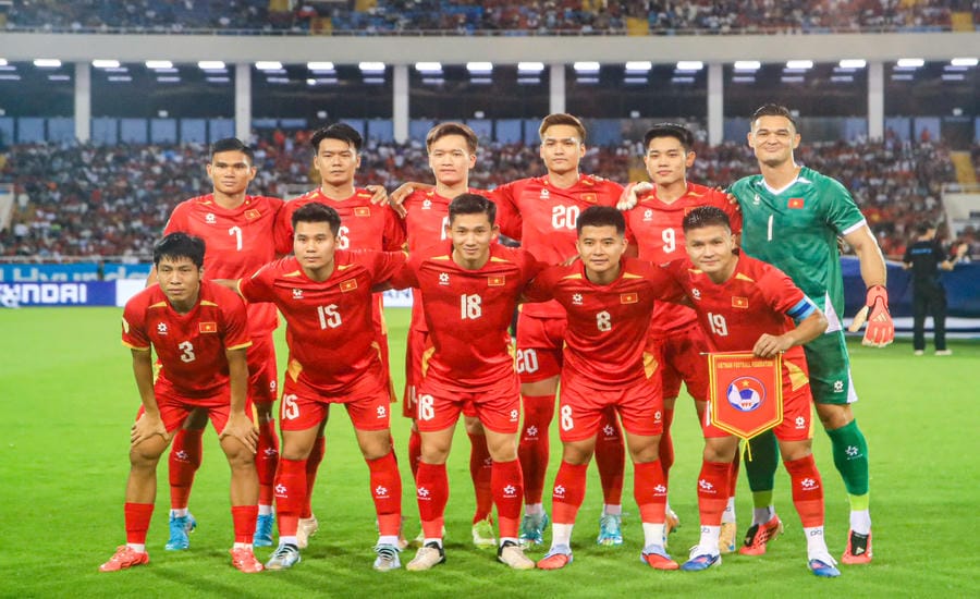 L'équipe vietnamienne pourrait créer la surprise face à la Malaisie en demi-finale de la Coupe ASEAN 2026. Photo: Minh Dân