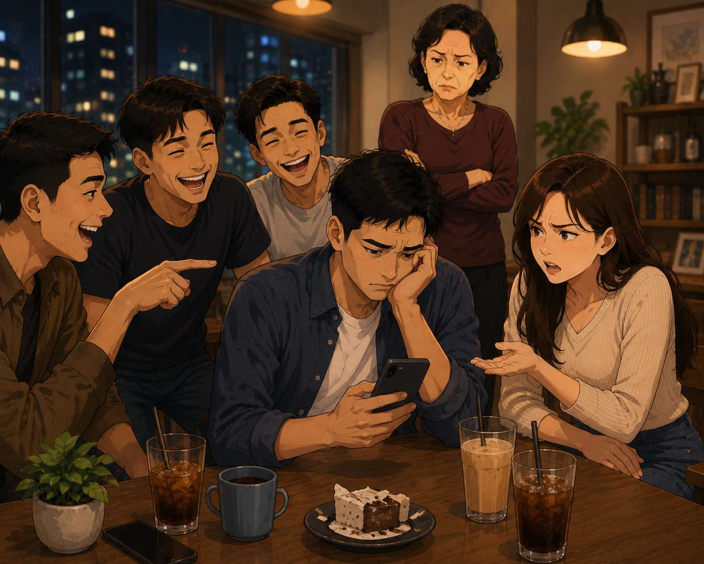 Friends criticize "mama boy", girlfriend demands to leave because I cannot escape my mother's control. Photo: AI