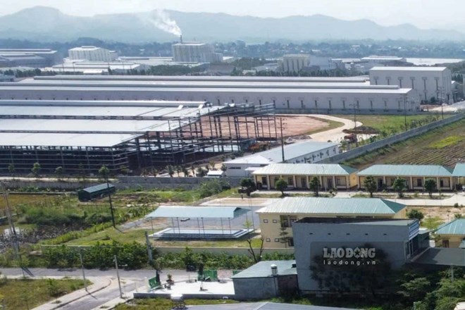 A centralized wastewater treatment system with a capacity of 1,600 m3/day and night will be built in Trung Ha industrial park. Photo: To Cong