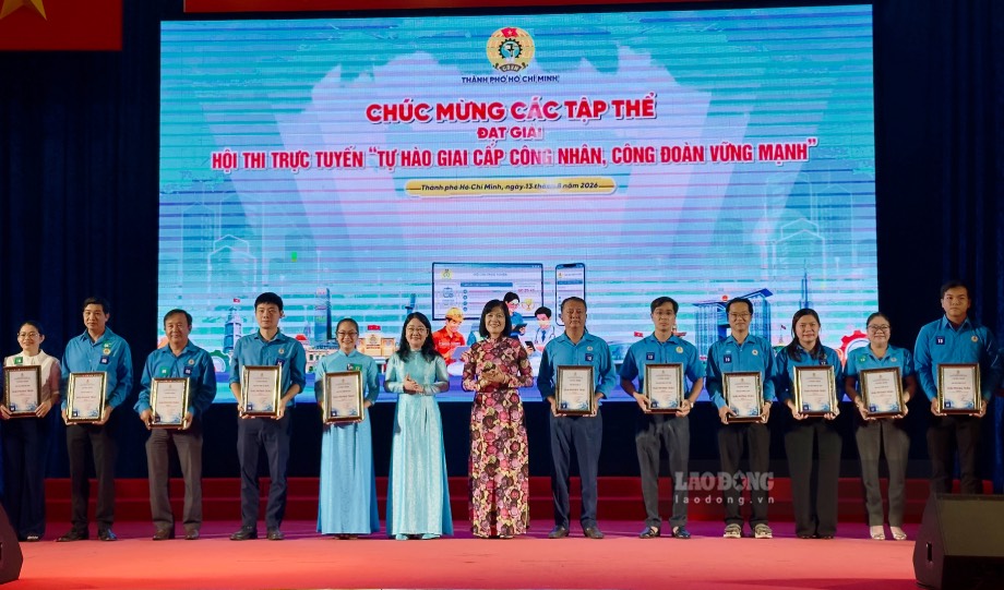 Contests are gradually becoming regular activities, creating an impression in the propaganda and education work of the Trade Union organization. Photo: Mai Anh.