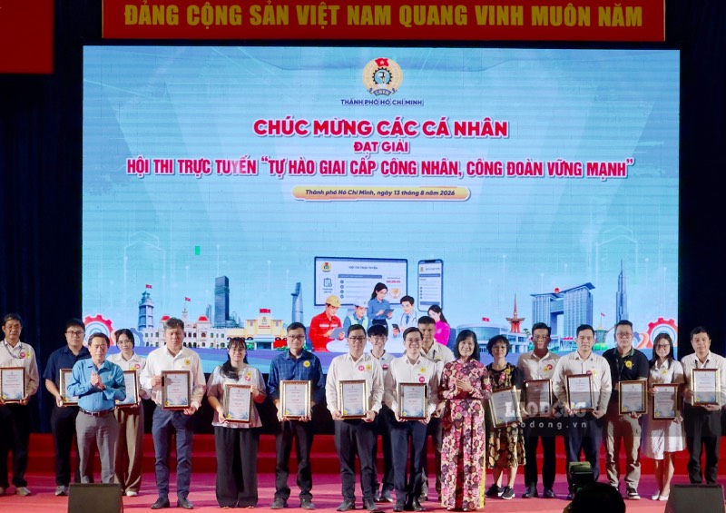 Các hội thi đang dần trở thành hoạt động thường xuyên, tạo dấu ấn trong công tác tuyên truyền, giáo dục của tổ chức Công đoàn. Ảnh: Mai Anh.