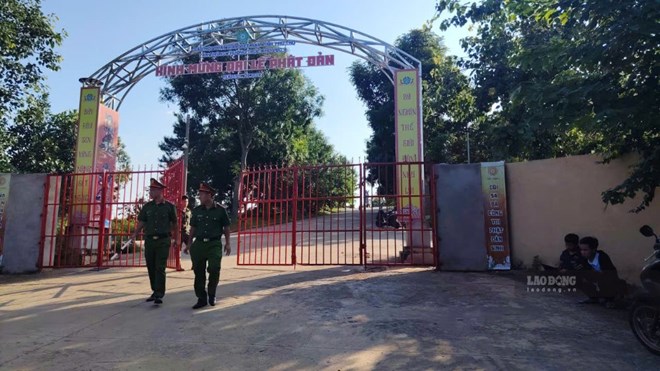 UBND tỉnh Phú Thọ giao công an tỉnh phát hiện, xử lý các trường hợp lợi dụng việc chùa Bầu gây mất an ninh trật tự. Ảnh: Xuyên Đông