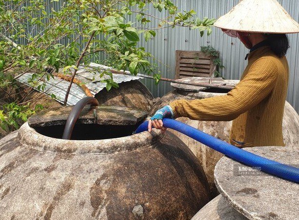 Every year in the dry season, many rural areas in Ca Mau face a shortage of fresh water. Photo: Nhat Ho