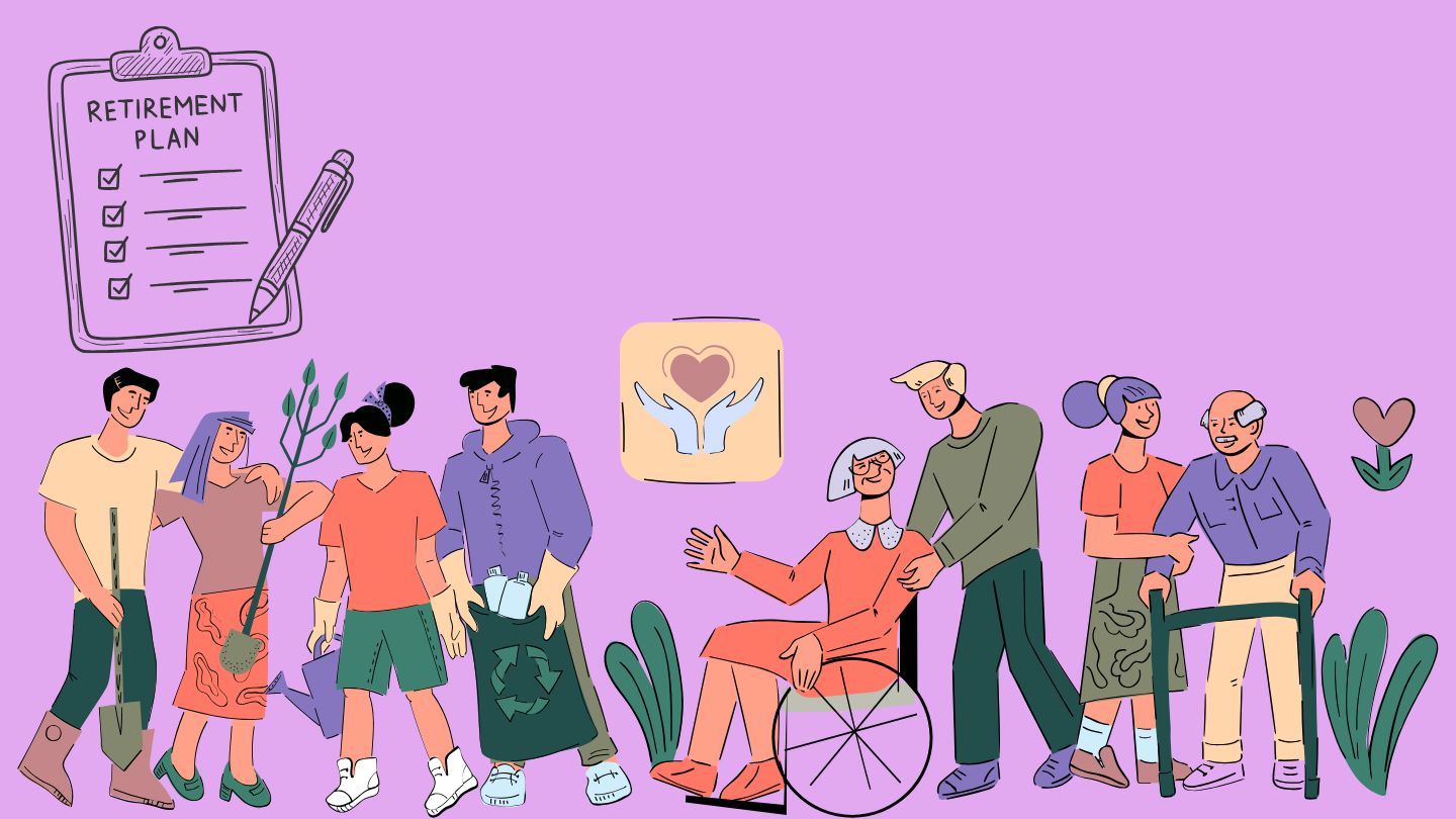 Nghỉ việc trước tuổi nghỉ hưu không đồng nghĩa với việc mất quyền hưởng lương hưu. Ảnh đồ họa: Hương Sơn/ Có sử dụng AI