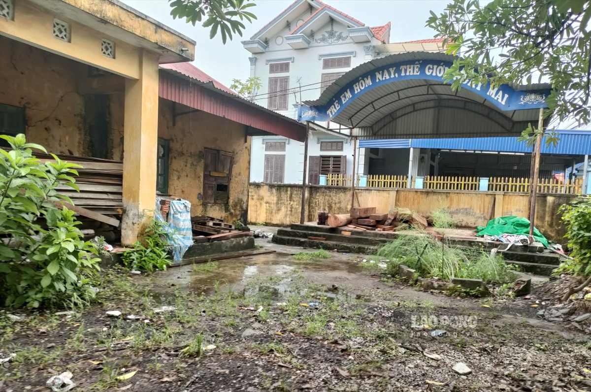 The old Kien Bai kindergarten (now Thien Huong ward) is on the auction list. Photo: Mai Dung