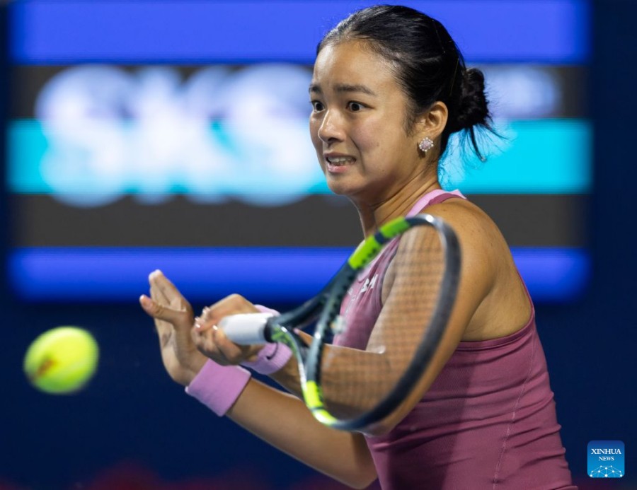 フィリピンの若手テニス選手、アレクサンドラ・イーラは、ラファエル・ナダオのトレーニングセンターがトレーニングする優秀な生徒の1人です。写真:新華社