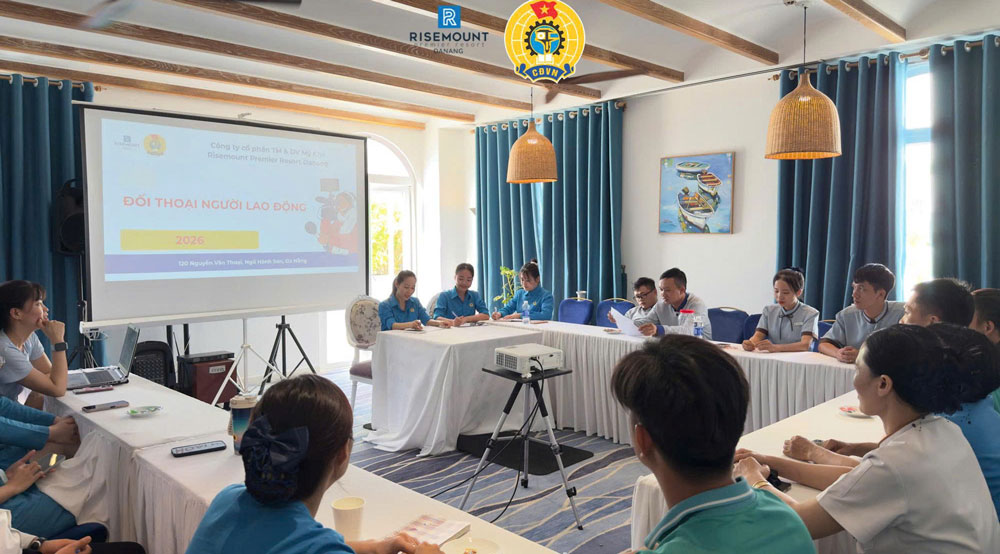 Grassroots trade union in Da Nang organizes 2026 employee dialogue conference. Photo: Ngu Hanh Son Trade Union