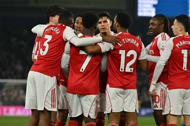 Arsenal khép lại loạt trận giao hữu bằng một chiến thắng. Ảnh: AFP