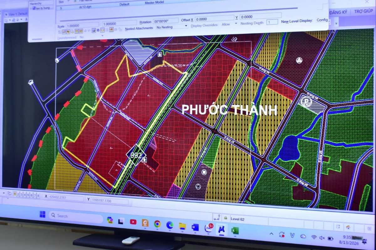 El terreno fue presentado por el barrio de Tan Hai a la Federación Laboral de la ciudad de Ho Chi Minh para su consideración para implementar un proyecto de vivienda para trabajadores y empleados. Foto: TTCƯ DVC Tan Hai