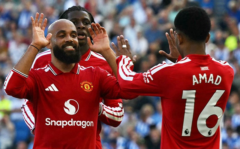 Man United's attack is having a new look. Photo: AFP