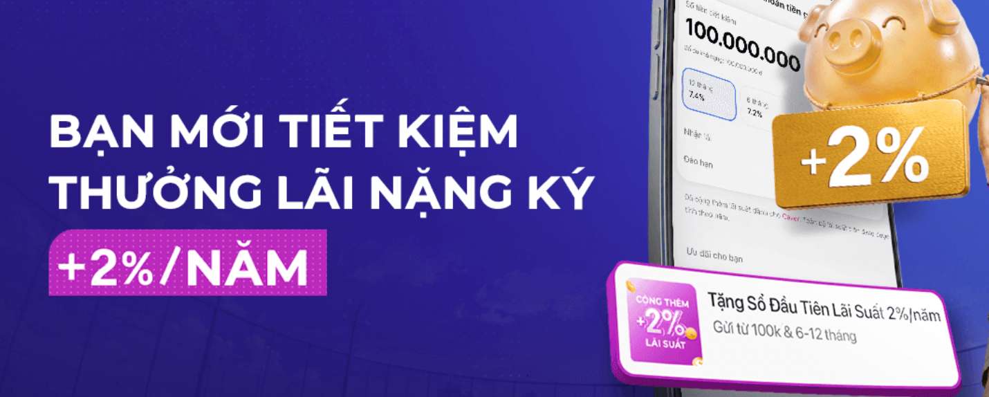 Biểu lãi suất tiết kiệm Cake by VPBank. Ảnh: Cake by VPBank