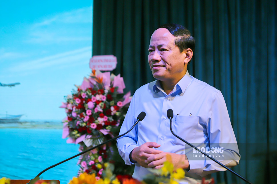 Chủ tịch UBND tỉnh Gia Lai Phạm Anh Tuấn phát biểu. Ảnh: Hoài Phương