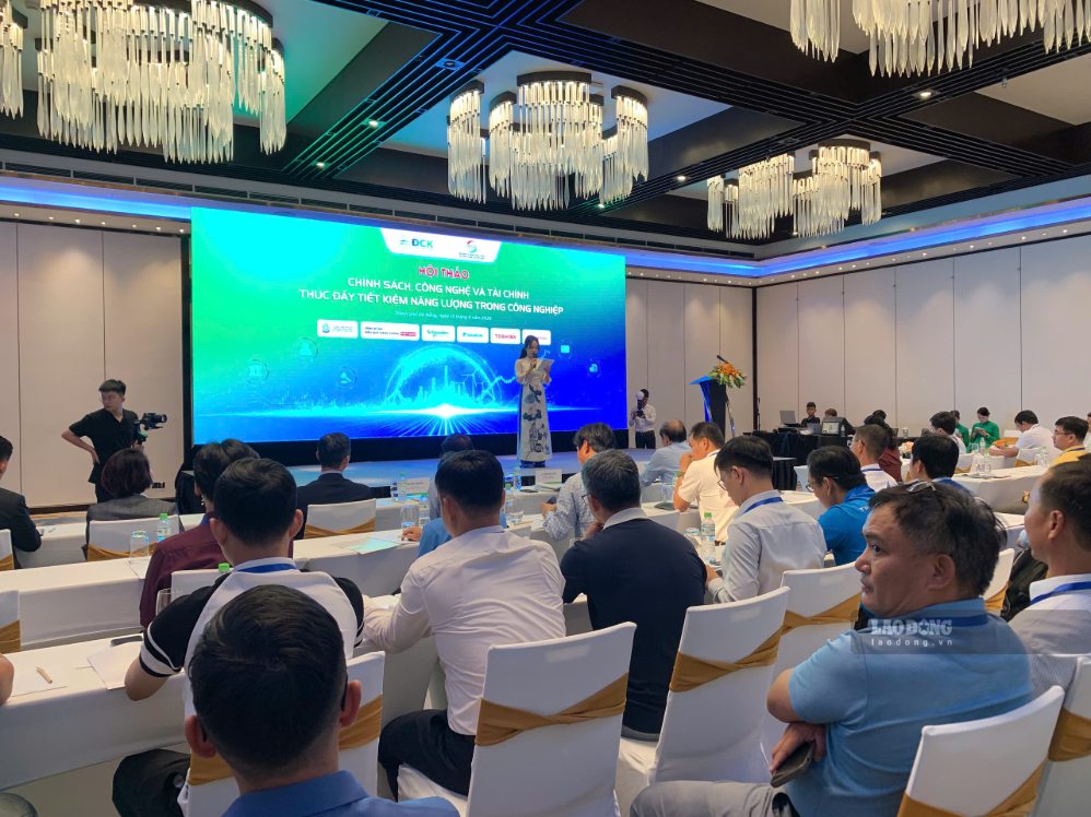 Bộ Công Thương tổ chức Hội thảo “Chính sách, công nghệ và tài chính thúc đẩy tiết kiệm năng lượng trong công nghiệp”. Ảnh: Thanh Huyền