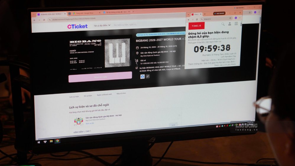 No "internal tickets" for BIGBANG's concert in Hanoi. Photo: Minh Chinh