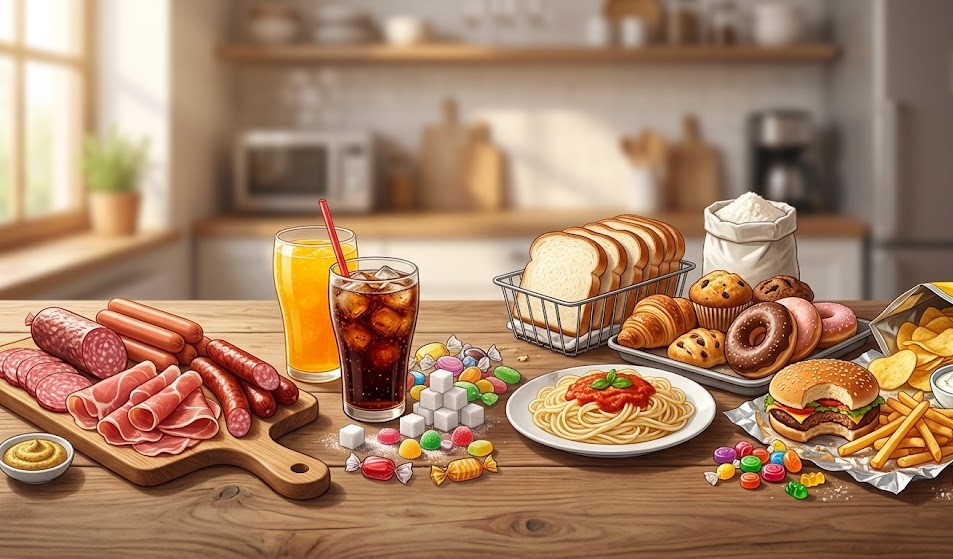 Some foods pose a risk of high blood pressure and accumulation of bad cholesterol. Photo created by AI