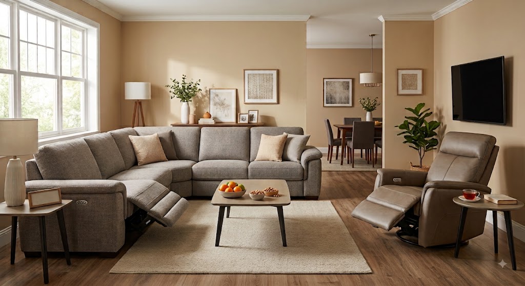 A sofa that fits and suits the lifestyle will bring maximum comfort to the whole family. Photo created by AI