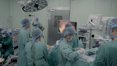 Going to the doctor for bloody stools, the man was diagnosed with two cancers and 39 colon polyps.