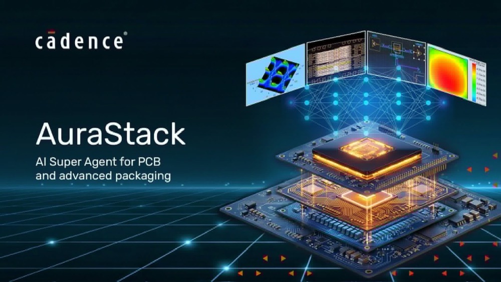 AuraStack AI Super Agent is the world's first Agentic AI platform for PCB. Photo: Cadence