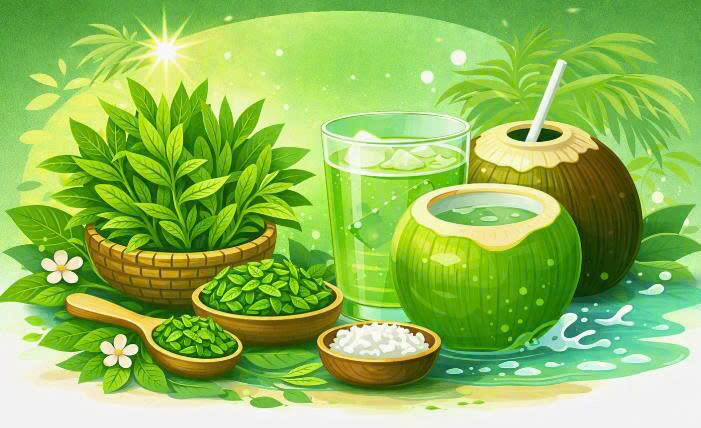 The folk combination helps detoxify the body and supports liver detoxification. Graphics: Huong Giang