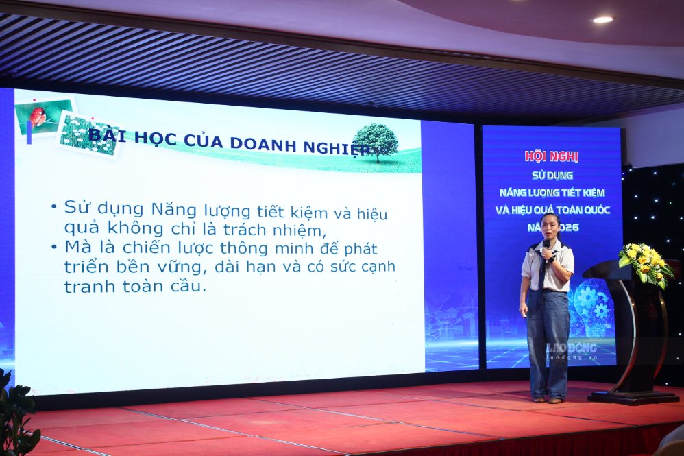 Đối với doanh nghiệp, tiết kiệm năng lượng không chỉ giúp giảm chi phí sản xuất, kinh doanh mà còn góp phần nâng cao hiệu quả vận hành. Ảnh: Thanh Huyền