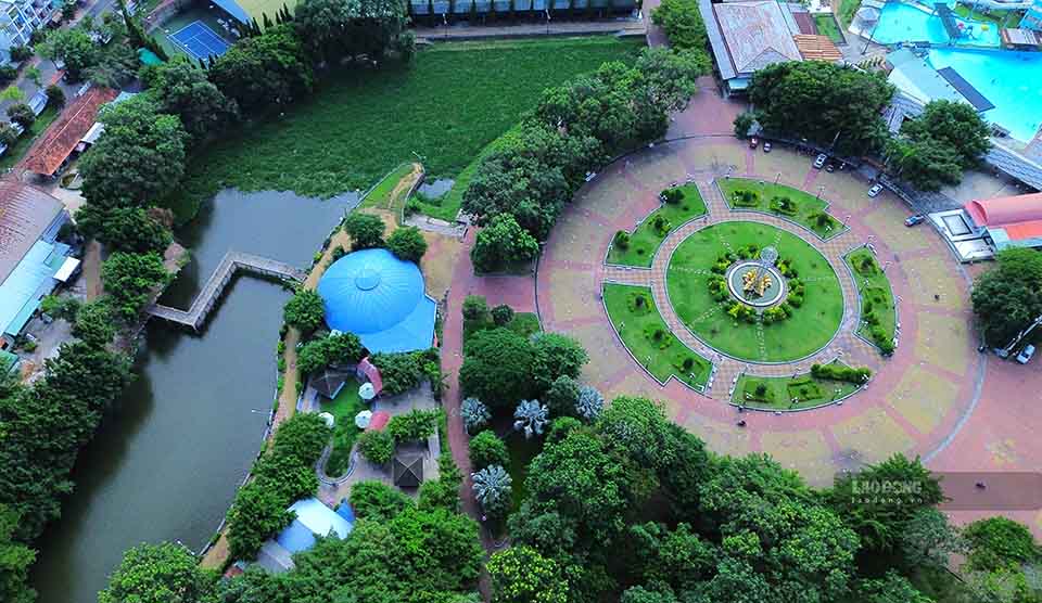 Long An Park is about to be invested 70 billion VND to upgrade. Photo: Huynh Du