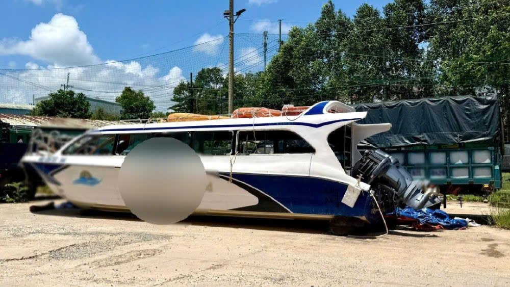 The canoe capsizing in An Thoi sea area, Phu Quoc special zone on July 11, 2026 killed 15 Indian tourists. Photo: Tien Dung/An Giang Police
