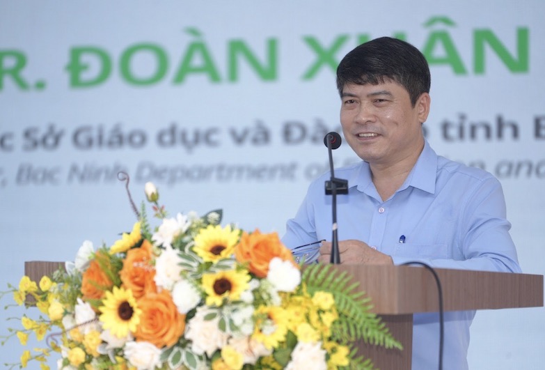 Ông Đoàn Xuân Thanh, Phó Giám đốc Sở GDĐT tỉnh Bắc Ninh. Ảnh: Ban tổ chức