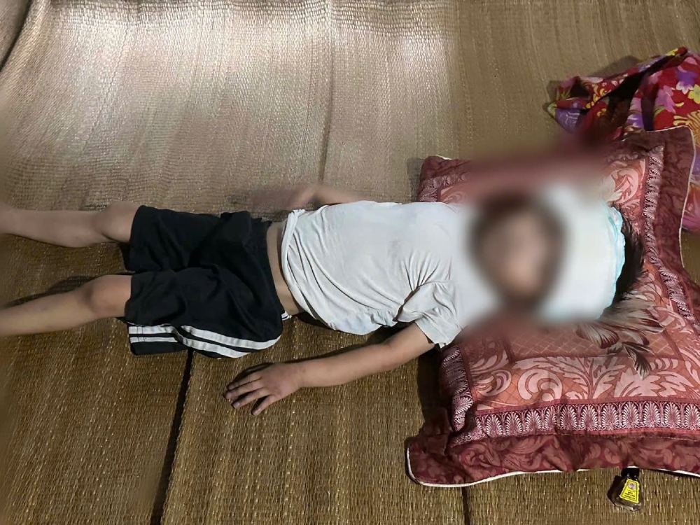 Baby Gia Bao suffers from heart disease and many other diseases, causing Ms. Tuyet and her husband to bear a debt of more than 1 billion VND because of worrying about treating their child. Photo: Family provided