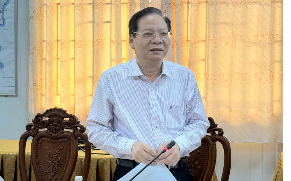 Mr. Nguyen Thanh Tung - Head of Phu Quoc Economic Zone Management Board speaks. Photo: Hoang Dung/Phu Quoc Special Zone General Service Center