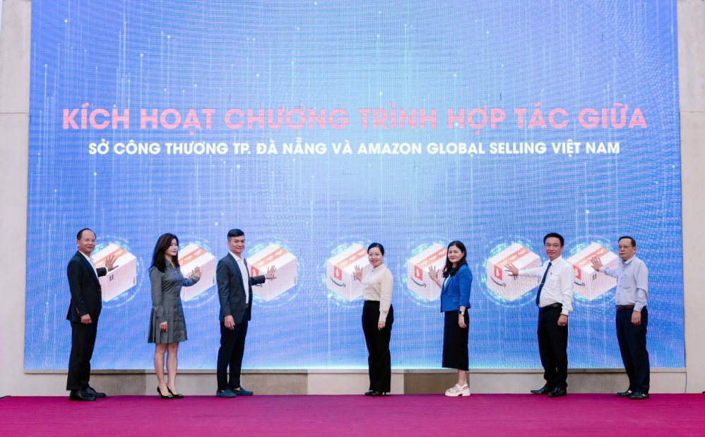 Kích hoạt chương trình hợp tác giữa Sở Công Thương thành phố Đà Nẵng và Amazon Global Selling Việt Nam. Ảnh: Amazon Global Selling