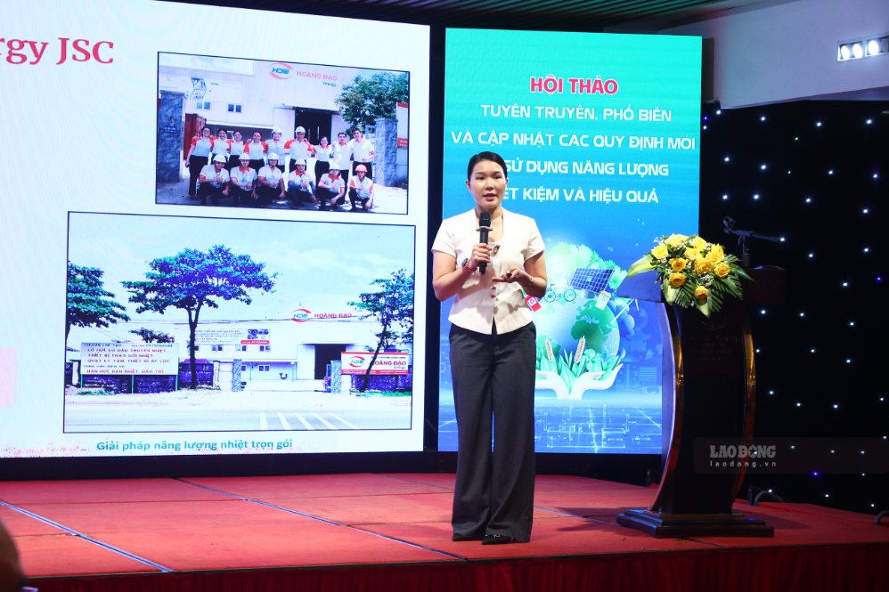 Hội thảo phổ biến các quy định mới về sử dụng năng lượng tiết kiệm và hiệu quả diễn ra tại TP Đà Nẵng. Ảnh: Thanh Huyền