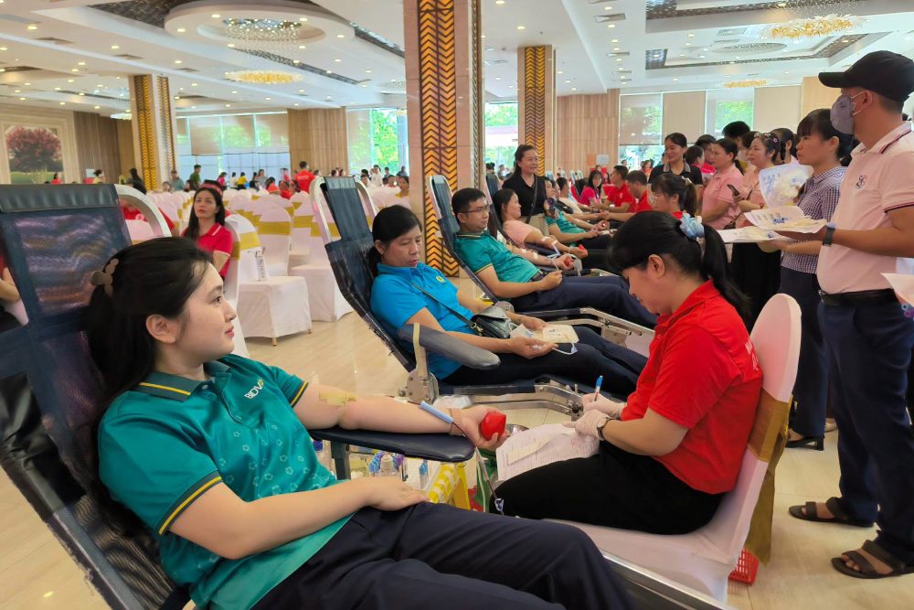 The Red Journey passes through many provinces and cities of the country. Photo: Provided by the Quang Tri Provincial Red Cross Society