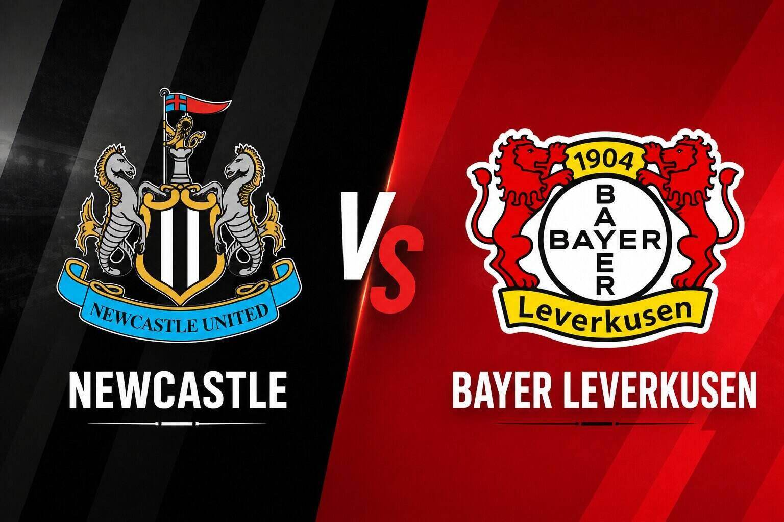 Football commentary Newcastle vs Bayer Leverkusen.  Graphics: Van An