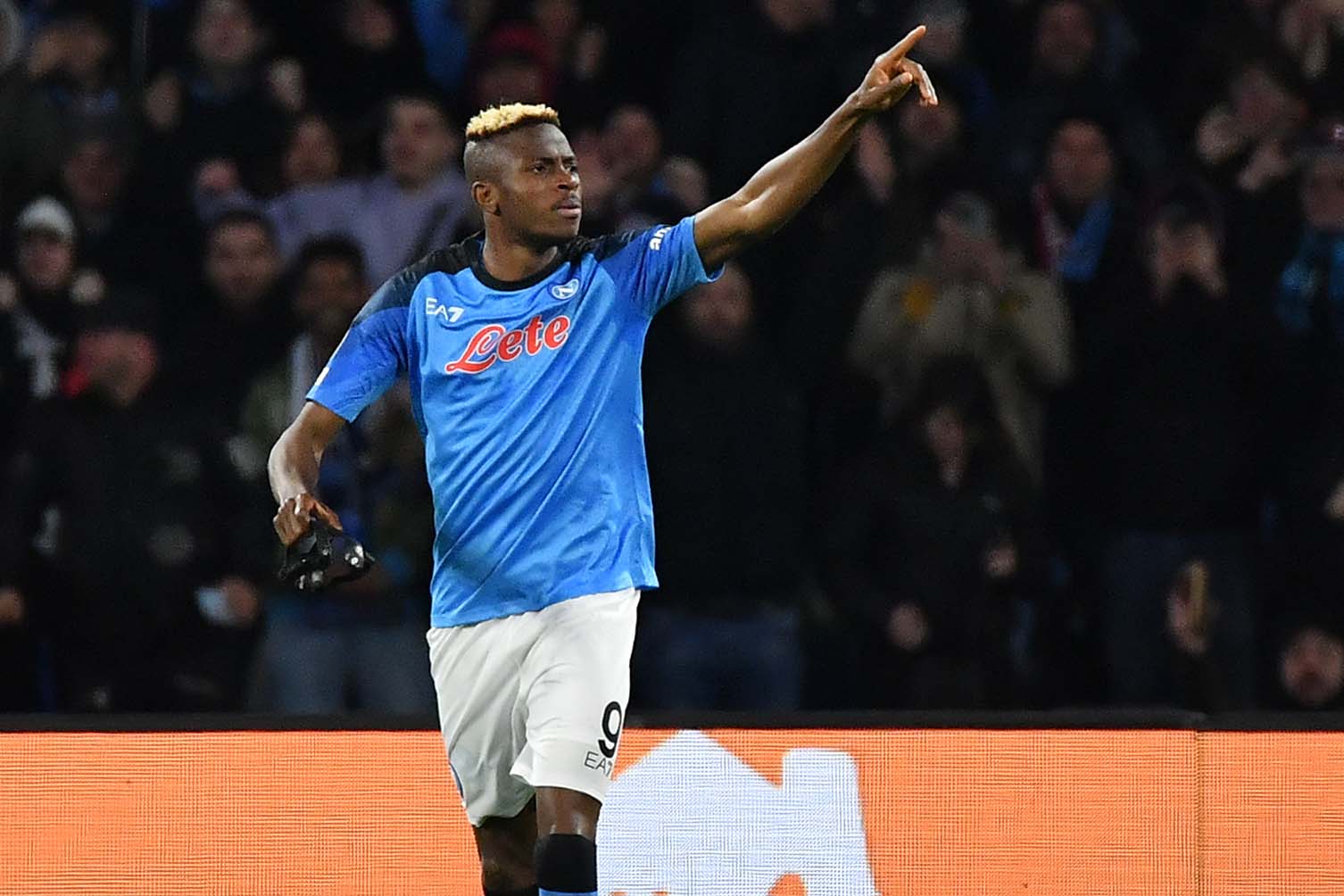 Osimhen was closely watched by Arsenal when he was at Napoli. Photo: AFP